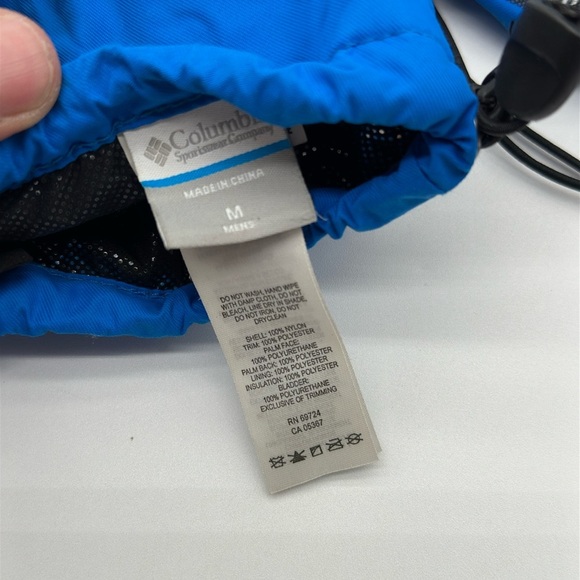 Men’s medium blue Columbia Winter Gloves Omni heat - Picture 3 of 6
